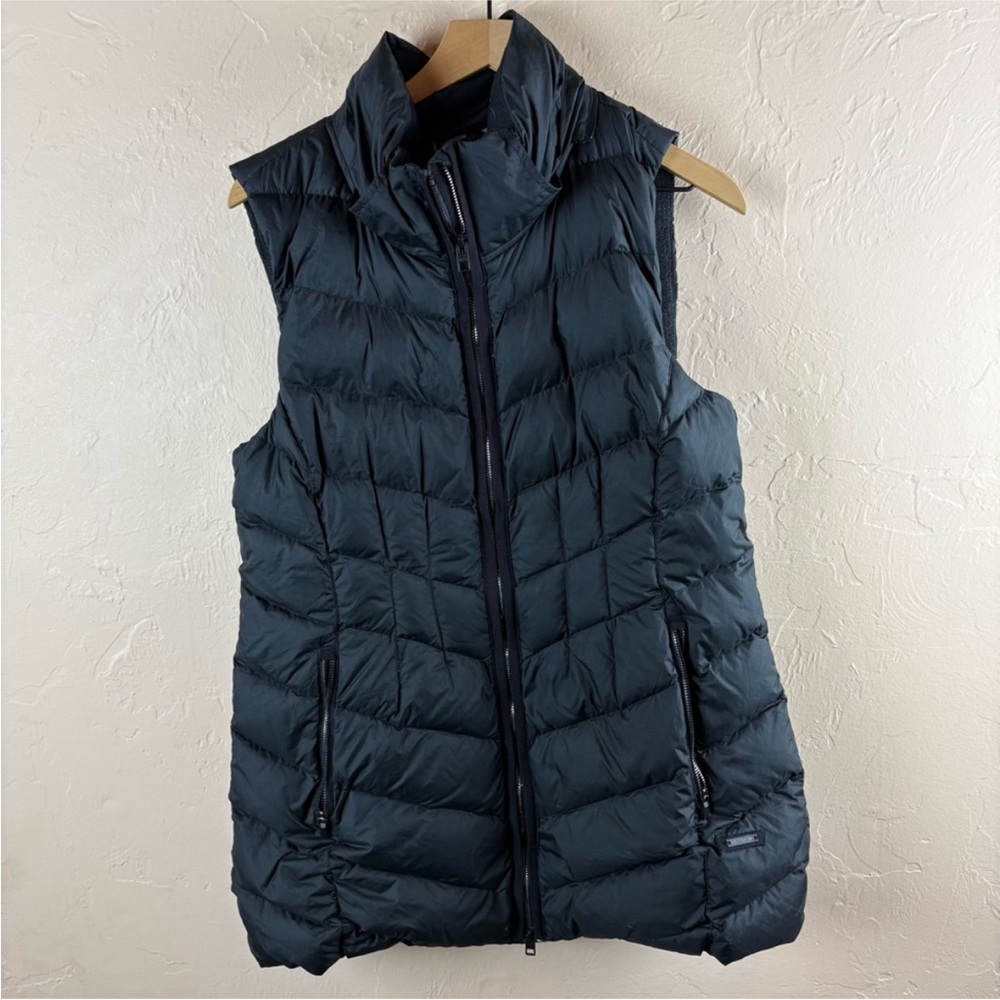 Longish Black Puffer Vest